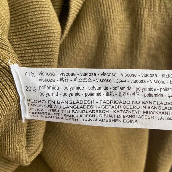 Ribbed Knit Moss Sweater (M) - Picture 7 of 8